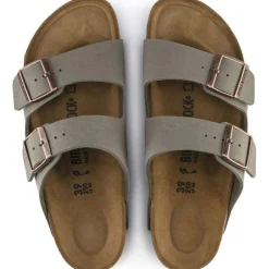 Birkenstock Men Arizona Birko-Flor - Nubuck Stone