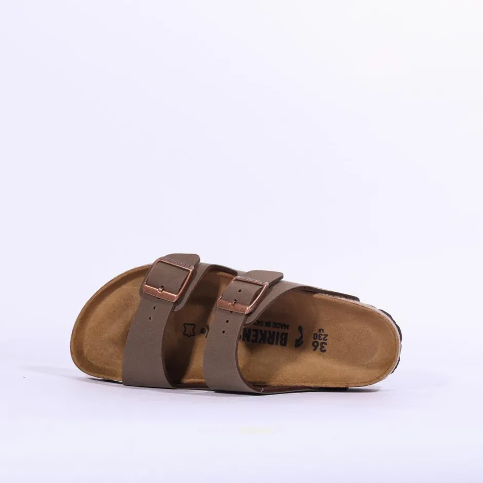 Women Birkenstock Arizona Birko-Flor - Nubuck Mocha