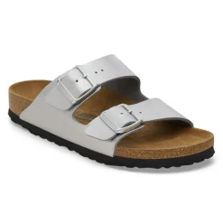 Women Birkenstock Arizona Birko-Flor - Silver