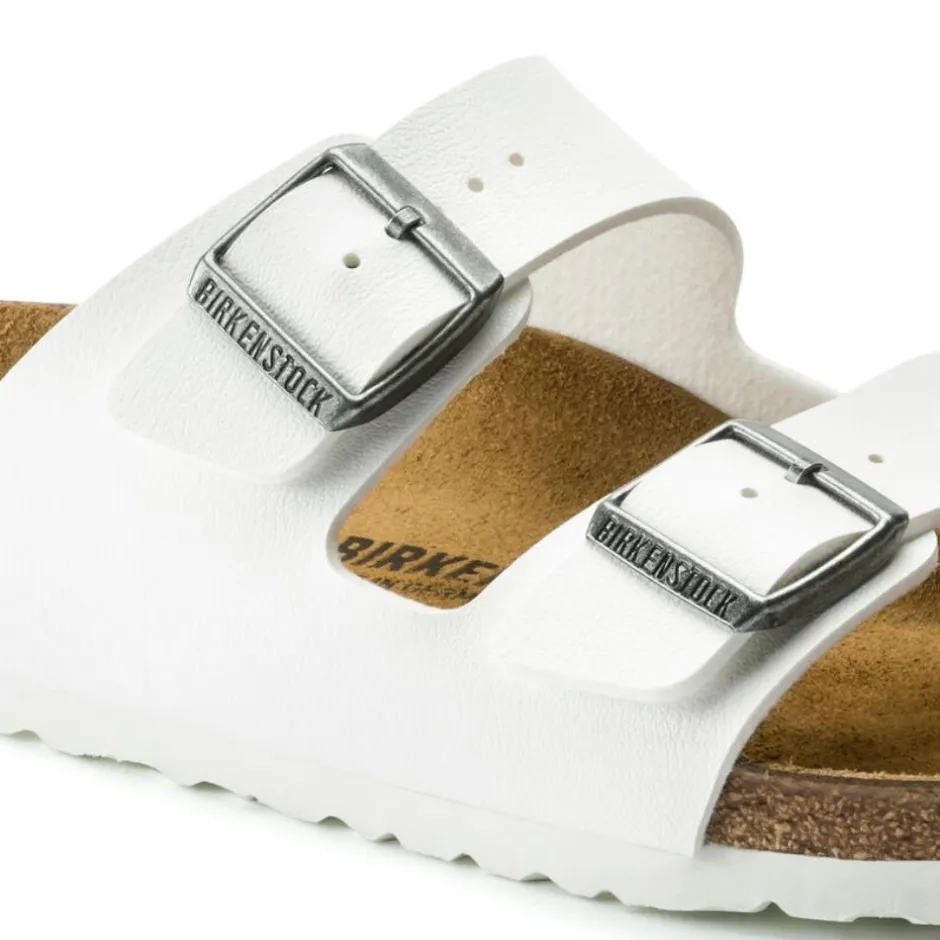 Women Birkenstock Arizona Birko-Flor - White