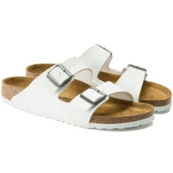 Women Birkenstock Arizona Birko-Flor - White