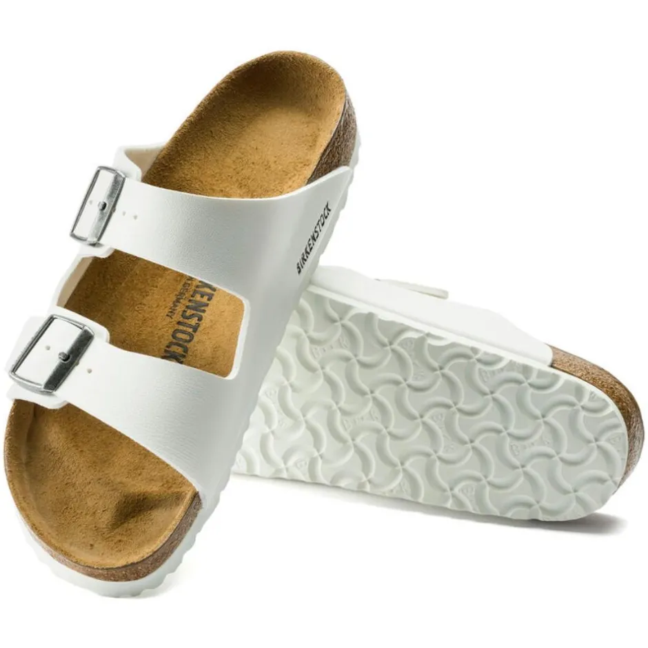 Women Birkenstock Arizona Birko-Flor - White