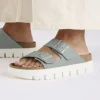 Women Birkenstock Arizona Chunky Birko-Flor - Pure Sage