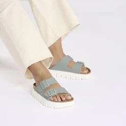 Women Birkenstock Arizona Chunky Birko-Flor - Pure Sage