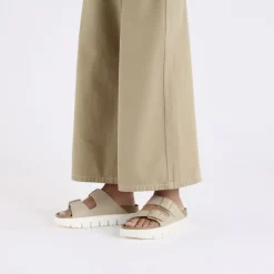 Women Birkenstock Arizona Chunky Birko-Flor - Sandcastle