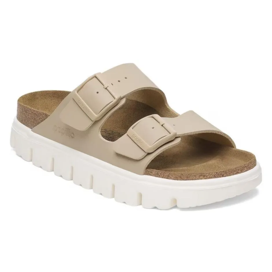 Women Birkenstock Arizona Chunky Birko-Flor - Sandcastle