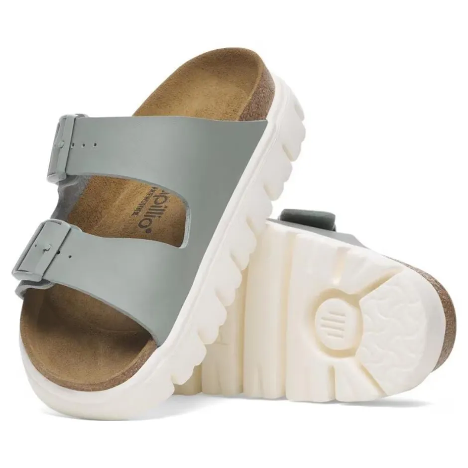 Women Birkenstock Arizona Chunky Birko-Flor - Pure Sage