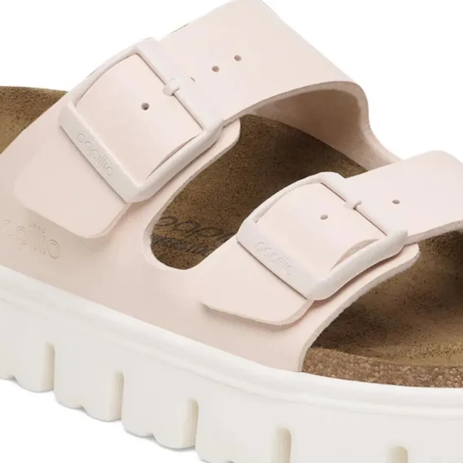 Women Birkenstock Arizona Chunky Birko-Flor - Light Rose