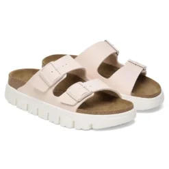 Women Birkenstock Arizona Chunky Birko-Flor - Light Rose