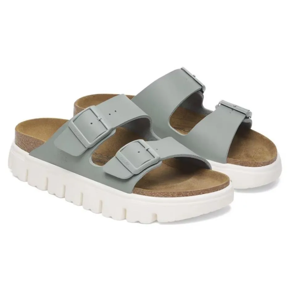 Women Birkenstock Arizona Chunky Birko-Flor - Pure Sage