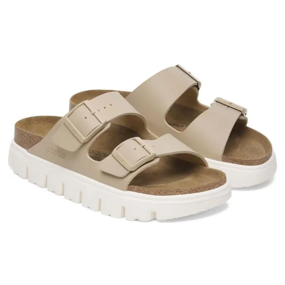 Women Birkenstock Arizona Chunky Birko-Flor - Sandcastle