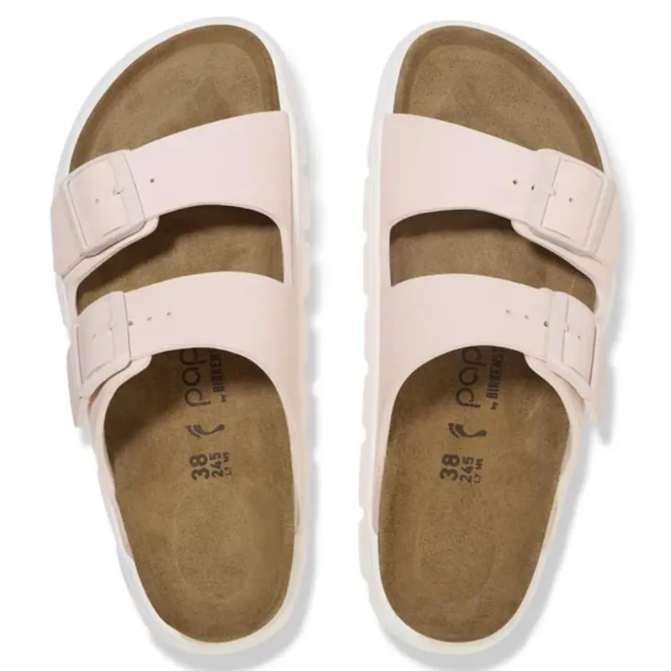 Women Birkenstock Arizona Chunky Birko-Flor - Light Rose