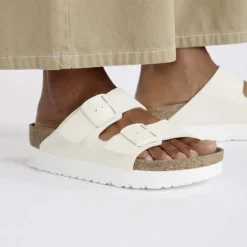 Women Birkenstock Arizona Flex Platform Bf - Eggshell