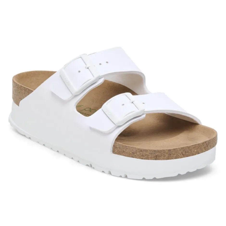 Women Birkenstock Arizona Flex Platform Bf - White