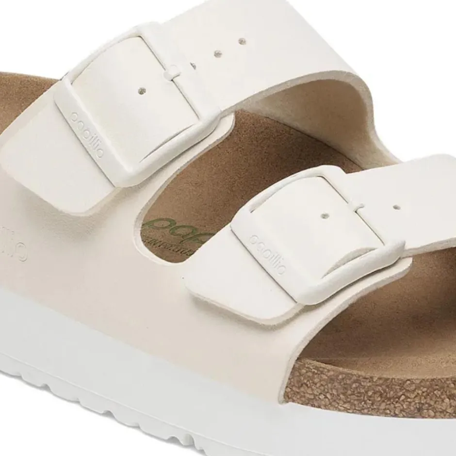 Women Birkenstock Arizona Flex Platform Bf - Eggshell