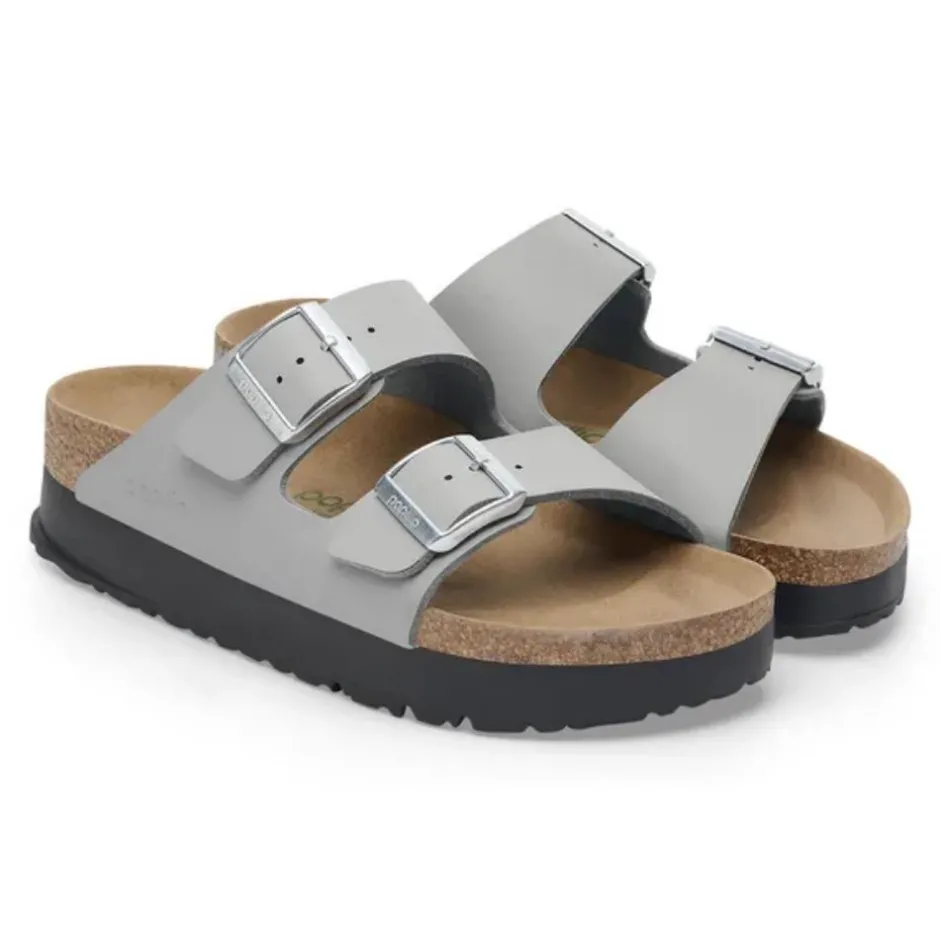 Women Birkenstock Arizona Flex Platform Bf - Stone Coin
