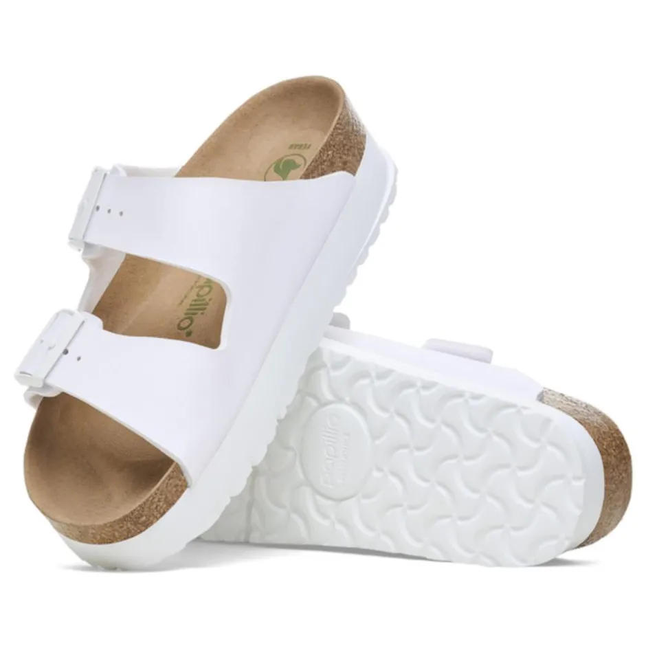 Women Birkenstock Arizona Flex Platform Bf - White