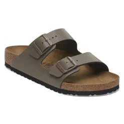 Birkenstock Men Arizona Natural Leather - Concrete Grey