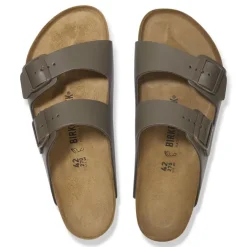 Birkenstock Men Arizona Natural Leather - Concrete Grey