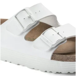 Women Birkenstock Arizona Platform Vegan - White