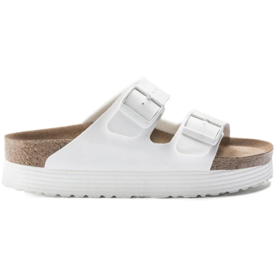 Women Birkenstock Arizona Platform Vegan - White