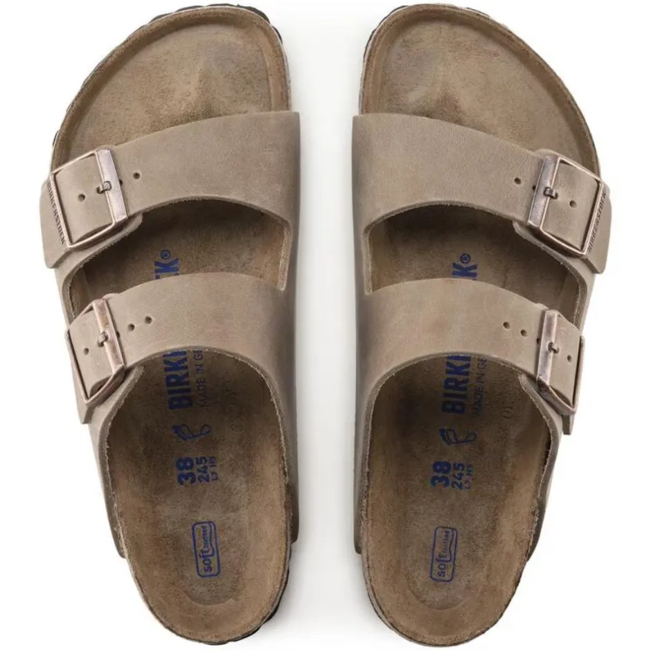 Women Birkenstock Arizona Soft Footbed Oiled - Tabacco Brown