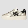 Women Another Trend Athletic Platform Trainer - Gold Black