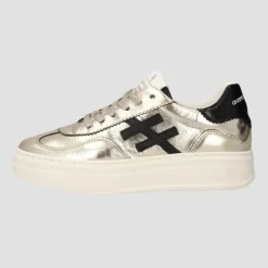 Women Another Trend Athletic Platform Trainer - Gold Black