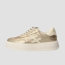 Women Another Trend Athletic Platform Trainer - Gold Cream