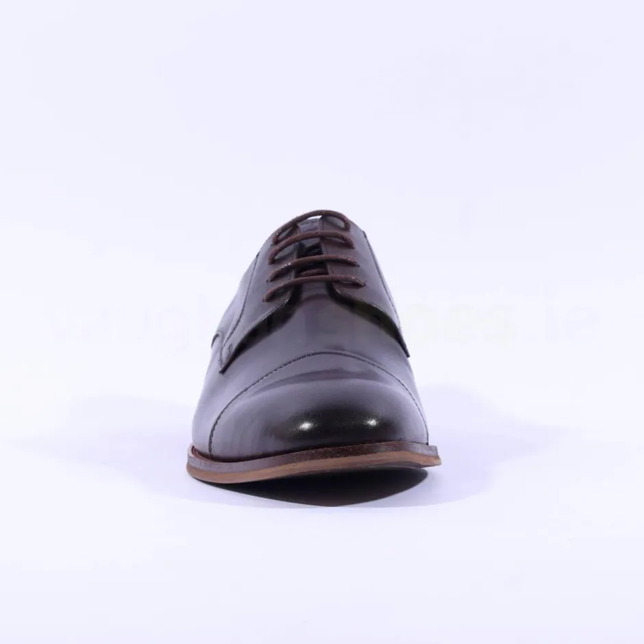 Tommy Bowe Athletic Toe Cap - Brown Leather