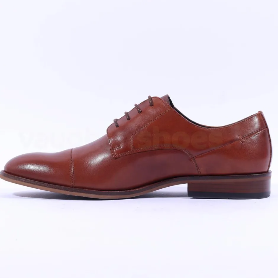 Tommy Bowe Athletic Toe Cap - Tan Leather