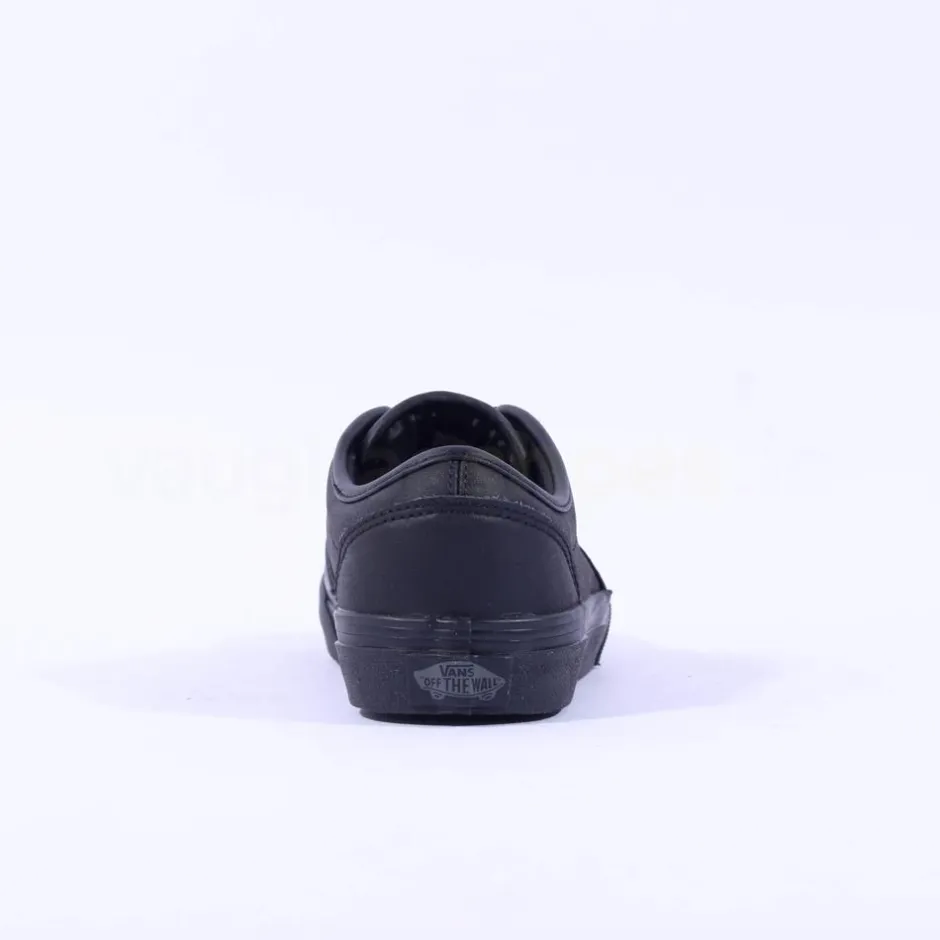 Women Vans Atwood Black Leather Laced - Black