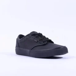 Women Vans Atwood Black Leather Laced - Black