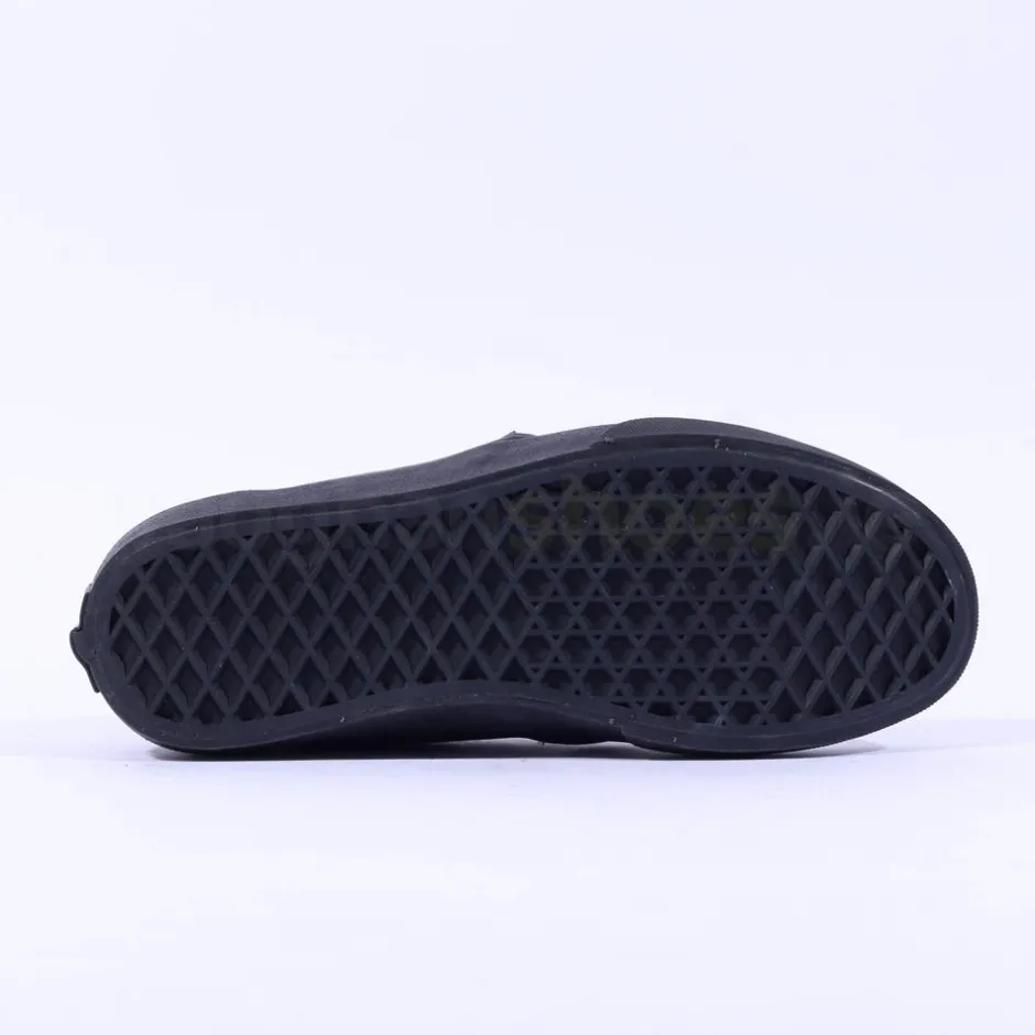 Women Vans Atwood Black Leather Laced - Black
