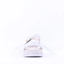 Women Gabor Aviemore Slingback Wedge Sandal - Silver Combi