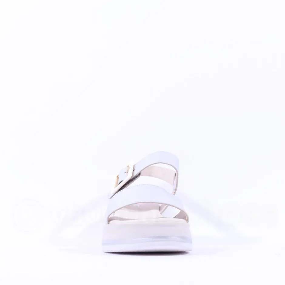 Women Gabor Aviemore Slingback Wedge Sandal - Silver Combi