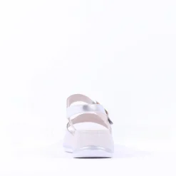 Women Gabor Aviemore Slingback Wedge Sandal - Silver Combi