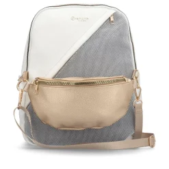Remonte Backpack Bag - White Gold Combi