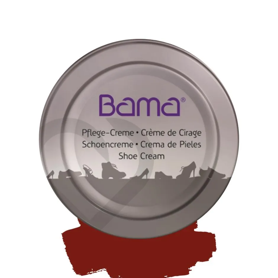 Bama Shoe Care Bama Shoe Cream Jar 50Ml - Bordo