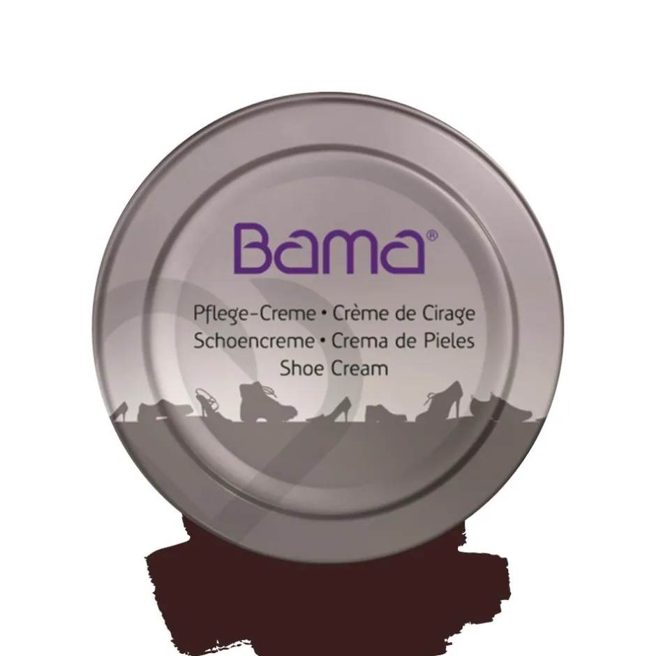 Bama Shoe Care Bama Shoe Cream Jar 50Ml - Dark Brown
