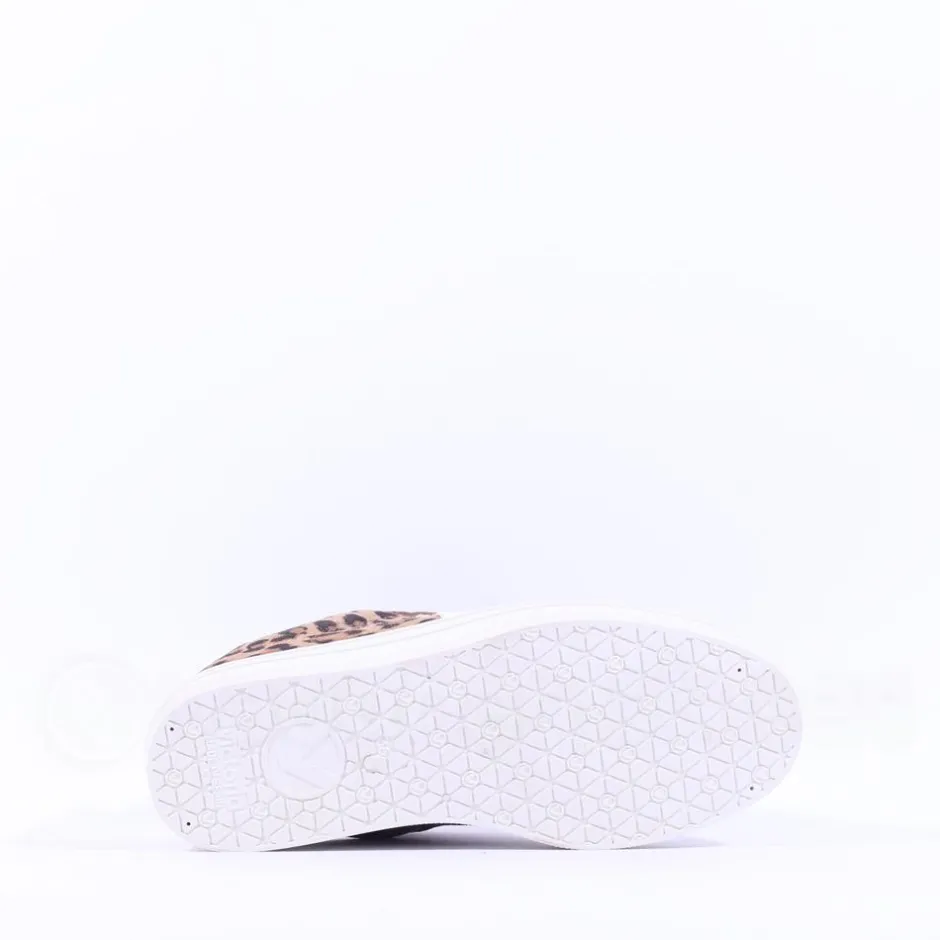 Women Victoria Barcelona Platform Lace Trainer - Leopard Print