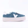 Women Victoria Barcelona Platform Laced T Toe - Petrol