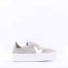 Women Victoria Barcelona Platform Mesh Trainer - Gold