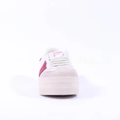 Women Victoria Barcelona Platform Suede T Toe - Frambuesa