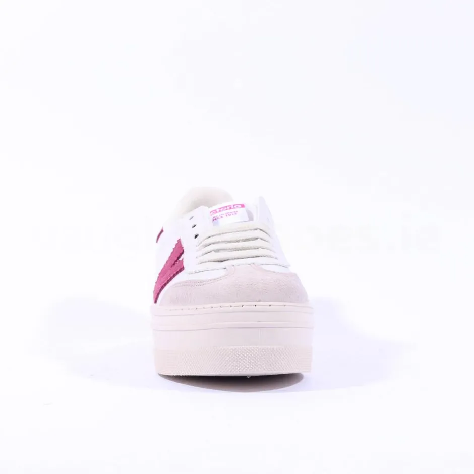 Women Victoria Barcelona Platform Suede T Toe - Frambuesa