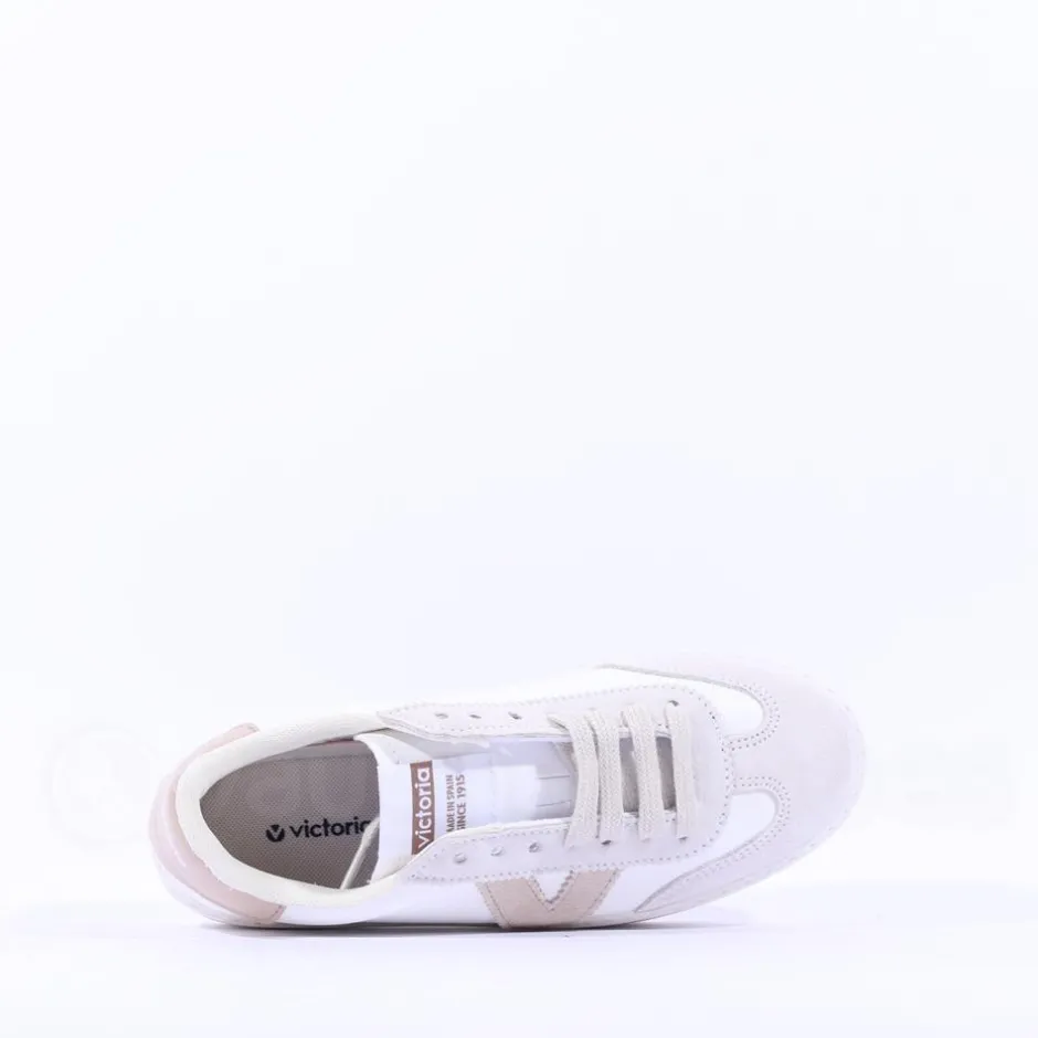 Women Victoria Barcelona Platform Suede T Toe - Hielo
