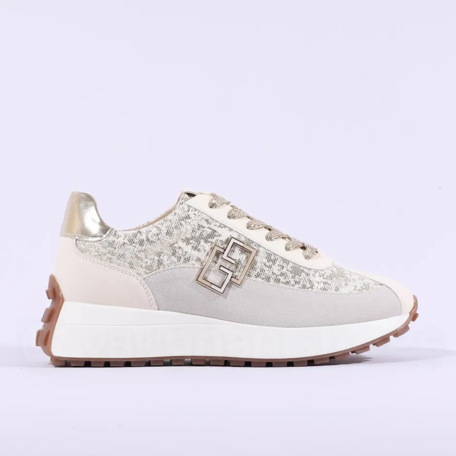 Women Tommy Bowe Ladies Barford Waffle Trainer - Gold Shimmer