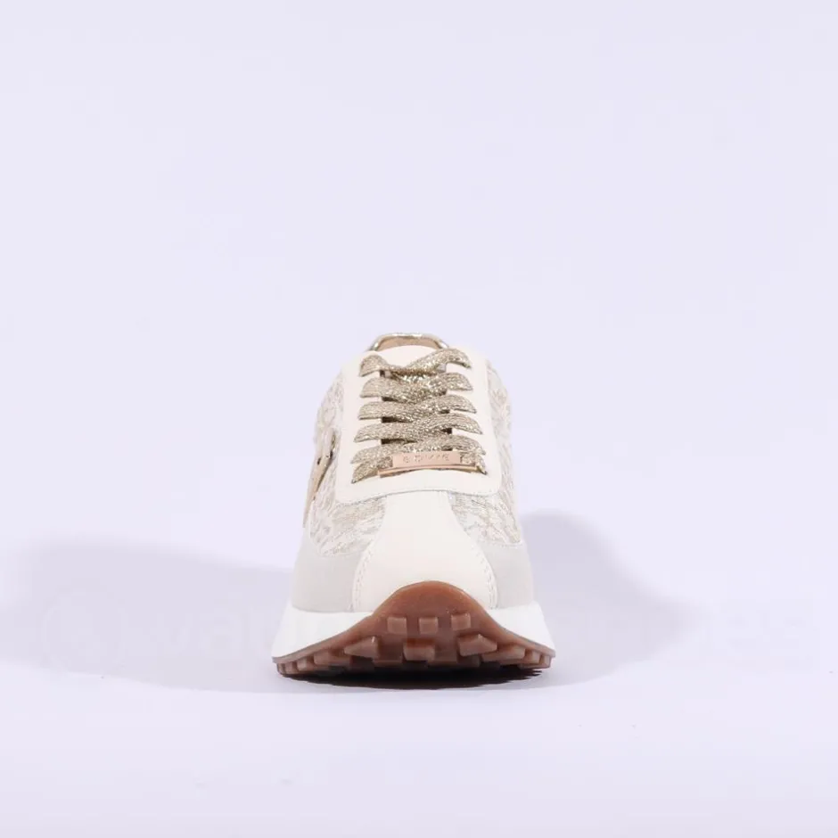 Women Tommy Bowe Ladies Barford Waffle Trainer - Gold Shimmer