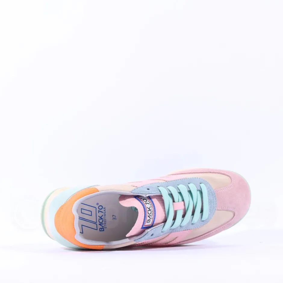 Women Back 70 Barkley Retro Nylon Jogger - Pastel Multi