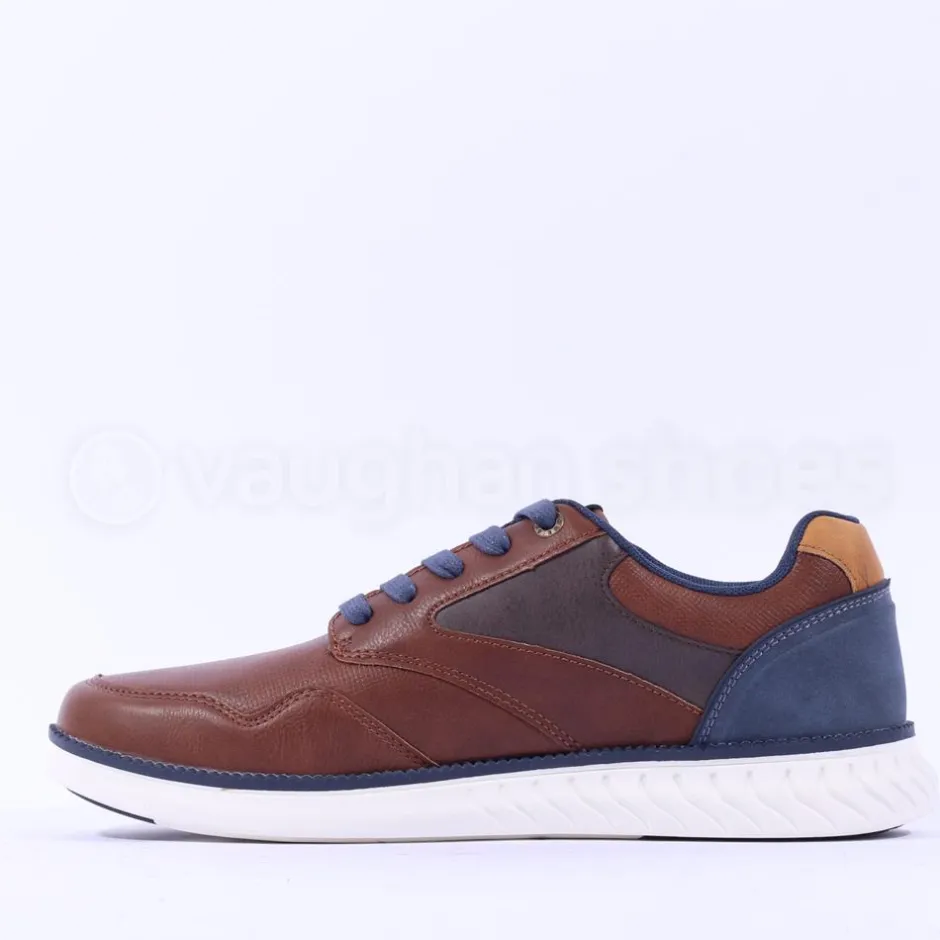 Tommy Bowe Barrett Laced Casual Shoe - Camel